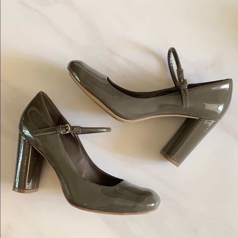 Ecco Patent Leather Pumps with Square Toe